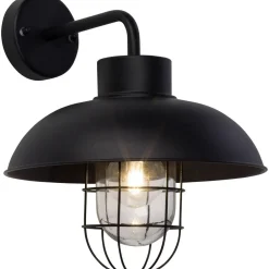 Brilliant Lampe Portland Außenwandleuchte hängend schwarz | 1x A60, E27, 60W, geeignet für Normallampen (nicht enthalten) | IP-Schutzart: 44 - spritzwassergeschützt Outlet