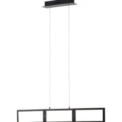 Lampe, Ranut LED Pendelleuchte 3flg schwarz, 3x LED integriert, 11.3W LED integriert, (1067lm, 3000K), In 3 Stufen über Wandschalter dimmbar ^ Brilliant New