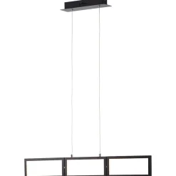 Lampe, Ranut LED Pendelleuchte 3flg schwarz, 3x LED integriert, 11.3W LED integriert, (1067lm, 3000K), In 3 Stufen über Wandschalter dimmbar ^ Brilliant New