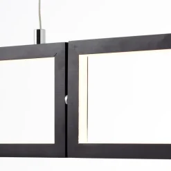 Lampe, Ranut LED Pendelleuchte 3flg schwarz, 3x LED integriert, 11.3W LED integriert, (1067lm, 3000K), In 3 Stufen über Wandschalter dimmbar ^ Brilliant New