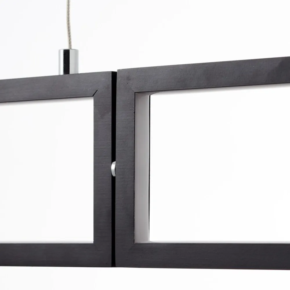 Lampe, Ranut LED Pendelleuchte 3flg schwarz, 3x LED integriert, 11.3W LED integriert, (1067lm, 3000K), In 3 Stufen über Wandschalter dimmbar ^ Brilliant New
