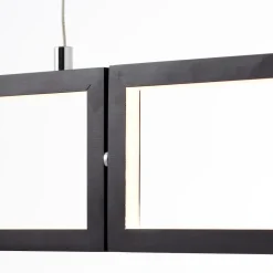 Lampe, Ranut LED Pendelleuchte 3flg schwarz, 3x LED integriert, 11.3W LED integriert, (1067lm, 3000K), In 3 Stufen über Wandschalter dimmbar ^ Brilliant New