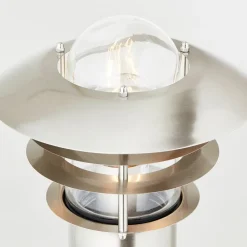 Brilliant Lampe Terrence Außenstandleuchte edelstahl | 1x A60, E27, 60W, geeignet für Normallampen (nicht enthalten) | IP-Schutzart: 44 - spritzwassergeschützt Hot