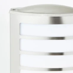 Lampe Todd Außenstandleuchte edelstahl | 1x A60, E27, 20W, geeignet für Normallampen (nicht enthalten) | IP-Schutzart: 44 - spritzwassergeschützt ^ Brilliant Clearance