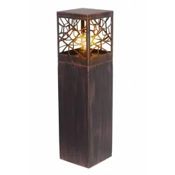 Brilliant Lampe Whitney Außensockelleuchte 59cm rostfarbend | 1x A60, E27, 60W, geeignet für Normallampen (nicht enthalten) | IP-Schutzart: 44 - spritzwassergeschützt Hot
