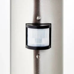 Brilliant Lampe York Außenstandleuchte Bewegungsmelder edelstahl | 1x A60, E27, 40W, g.f. Normallampen n. ent. | IP-Schutzart: 44 - spritzwassergeschützt | Mit einstellbarem Bewegungsmelder Online