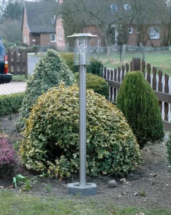 Brilliant Lampe York Außenstandleuchte edelstahl | 1x A60, E27, 40W, geeignet für Normallampen (nicht enthalten) | IP-Schutzart: 44 - spritzwassergeschützt Sale