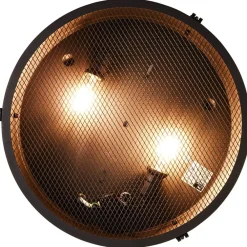Brilliant Lampe, Zois Deckenleuchte 42cm schwarz korund, Metall, 2x A60, E27, 28W,Normallampen (nicht enthalten)