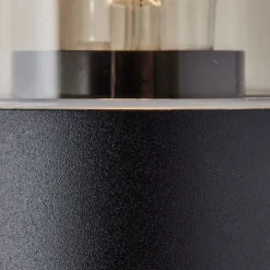 Sergioro Außenwandleuchte Bewegungsmelder schwarz matt | 1x A60, E27, 20W, geeignet für Normallampen (nicht enthalten) ^ Brilliant Best