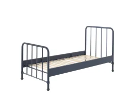 vipack BRONXX Metallbett im coolen Look, Liegefläche 90 x 200 cm versch. Farben blue denim matt Outlet