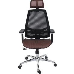 Bürostuhl -A58, Schreibtischstuhl, Sliding-Funktion Stoff/Textil ISO9001 ~ mandarin/schwarz ^ MCW Sale