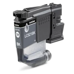 LC521BK Druckerpatrone, Schwarz, Original, 1 Stück (Kompatibel mit DCP-J1260W, DCP-J1310DW, DCP-J1313DW, DCP-J1360DW, DCP-J1460DW) ^ Brother Outlet