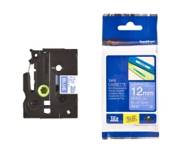 Brother Schriftband TZe-535 (lam.) Weiß auf Blau 12mm x 8m New