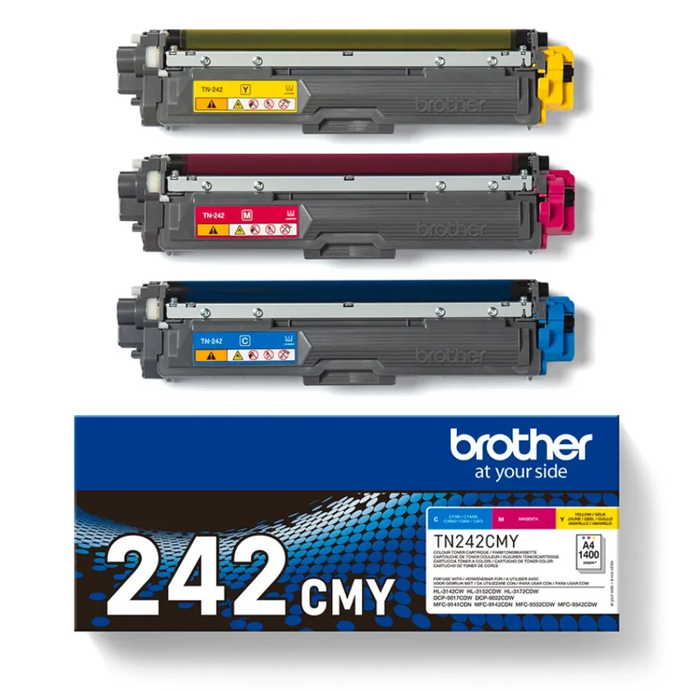 Toner Multipack TN-242CMY (je 1x M/C/Y) ^ Brother Hot