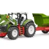 Bruder 03452 ROADMAX Traktor mit Frontlader und Kippanhänger Outlet