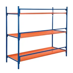 BSSD Defence 3-Etagenbett für 3 Personen, Blau-Orange ^ BSSD-Defence Outlet