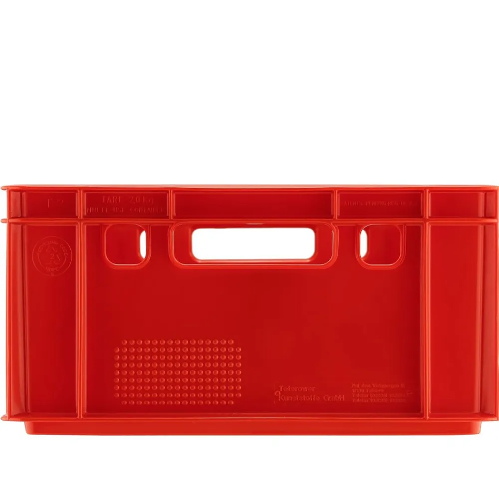 BURI Eurofleischkiste Verschiedene Größen / / Rot Clearance