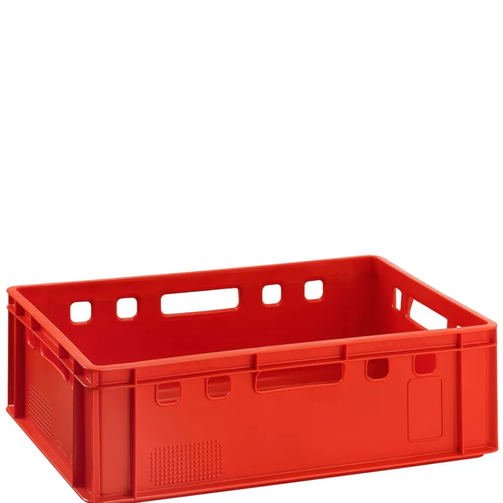 BURI Eurofleischkiste Verschiedene Größen / / Rot Clearance
