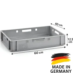 Fleischerkiste E1 Metzgerkiste 5x Fleischkiste flach 60x40x12,5 ^ BURI Clearance