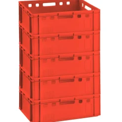 5x Eurokiste E2 Fleischkiste Eurofleischkiste HDPE Germany stapelbar ^ BURI Online