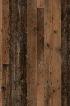 byLIVING Garderobe JAKOB, Breite 49 cm, Old Wood/anthrazit, Spiegeltür weiß Clearance
