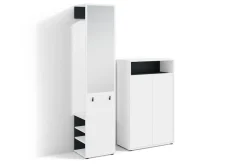 Garderoben-Set LYON, Breite 110 cm, /schwarz ^ byLIVING