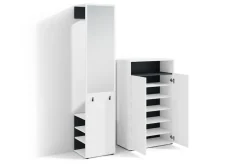 Garderoben-Set LYON, Breite 110 cm, /schwarz ^ byLIVING