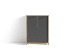 byLIVING Schuhschrank BEN, Breite 63 cm, (Eiche-Optik)/anthrazit Artisan Eiche Best
