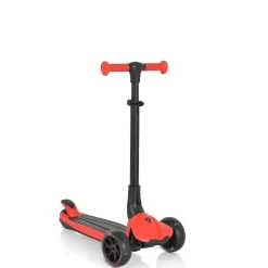 Byox Kinderroller Bolt 3 Räder, höhenverstellbar, klappbar, PU-Räder, ABEC-9 rot
