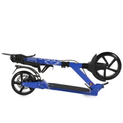 Kinderroller Enigma PU-Räder klappbar Ständer Getränkehalter Handbremse blau ^ Byox Online