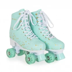 Byox Rollschuhe Wish ABEC-5 Lager, Glitzerräder, Tragetasche verschiedene Größe S (31-34) Hot