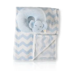 Babydecke Sammy Größe 90 x 75 cm kuschelige Babydecke Nackenkissen ^ Cangaroo Outlet