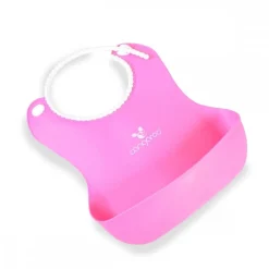 Cangaroo Babylatz Am-Am, Silikon, Tasche für Essensreste, Verschluss verstellbar rosa Online