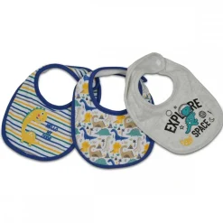 Babylatz 3er Set Kay Selbstverschluss, waschbar, wasserfest, ab Geburt ^ Cangaroo Hot