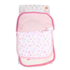 Babylatz 3er Set Tibby Selbstverschluss, wasserfest waschbar ab Geburt ^ Cangaroo Clearance