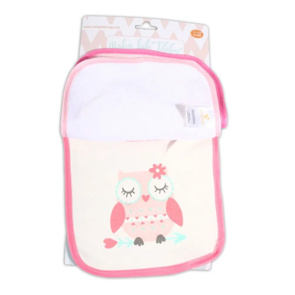 Babylatz 3er Set Tibby Selbstverschluss, wasserfest waschbar ab Geburt ^ Cangaroo Clearance