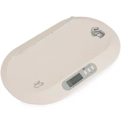 Babywaage Peanut Maßband LCD-Display Tara-Funktion Haltefunktion 20 kg beige ^ Cangaroo Outlet