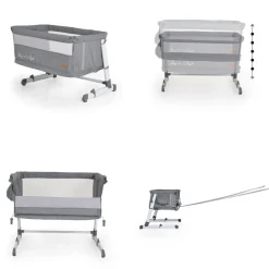 Beistellbett 2 in 1 Day´n Night verstellbar Matratze Laufstall Babybett ^ Cangaroo Outlet