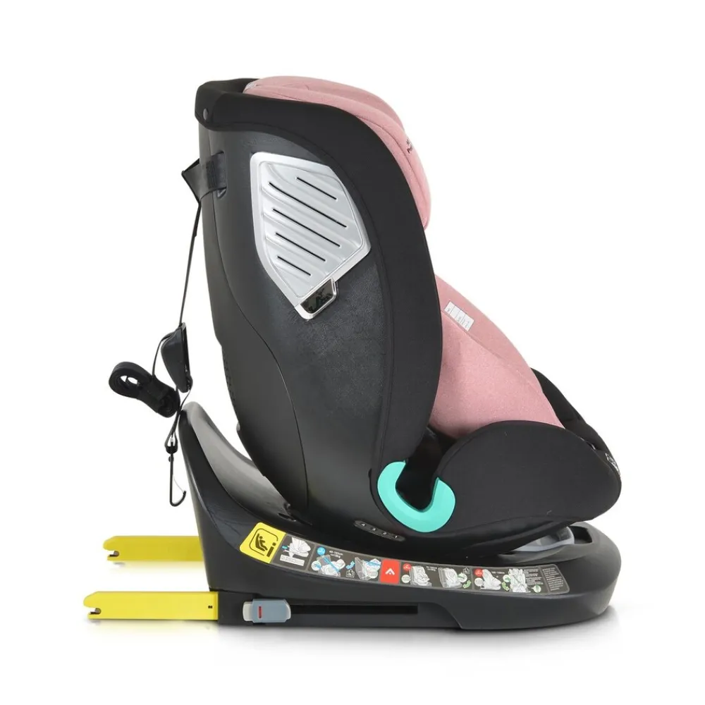 Cangaroo i-Size Kindersitz Quill (40-150cm) Gruppe 0/1/2/3, Isofix, 360° drehbar rosa Online