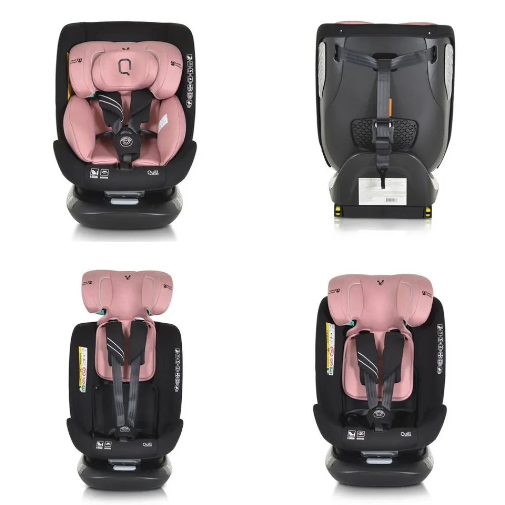 Cangaroo i-Size Kindersitz Quill (40-150cm) Gruppe 0/1/2/3, Isofix, 360° drehbar rosa Online