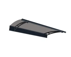 PALRAM Canopia Aquila Vordach, solar grau, klar 453,5x91,5x17,5 in cm (LxBxH) Hot