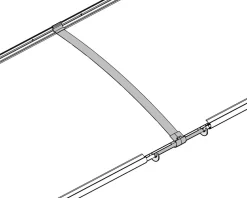 PALRAM Canopia Aquila Vordach, solar grau, klar 453,5x91,5x17,5 in cm (LxBxH) Hot
