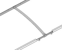 PALRAM Canopia Aquila Vordach, solar grau, klar 453,5x91,5x17,5 in cm (LxBxH) Hot