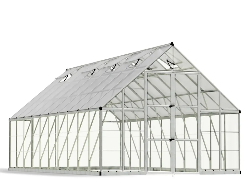 Canopia Balance 3,04x6,04m Gewächshaus, silber ^ PALRAM Discount
