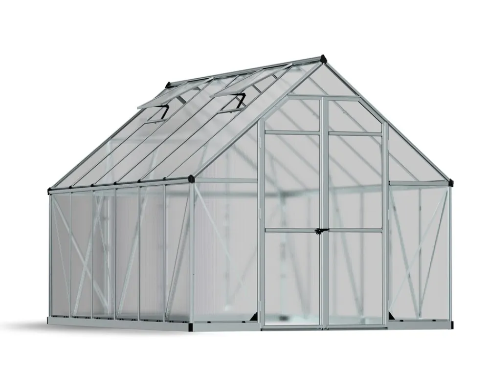Canopia Essence 3.6x2.5 Gewächshaus, silber ^ PALRAM Sale