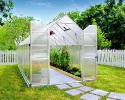 PALRAM Canopia Essence 4.9x2.5 Gewächshaus, silber Outlet