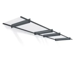 Canopia Nancy 4x0.9 Vordach, grau, klar ^ PALRAM Outlet