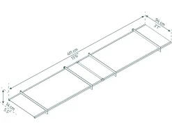 Canopia Nancy 4x0.9 Vordach, grau, klar ^ PALRAM Outlet