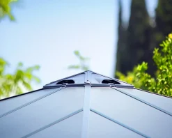 PALRAM Canopia Palermo Aluminium-Pavillon 3,6 x 3,6 m Grau Best