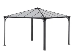 PALRAM Canopia Palermo Aluminium-Pavillon 3,6 x 3,6 m Grau Best